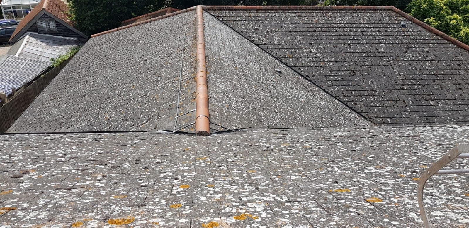 Roof Cleaning Service Before